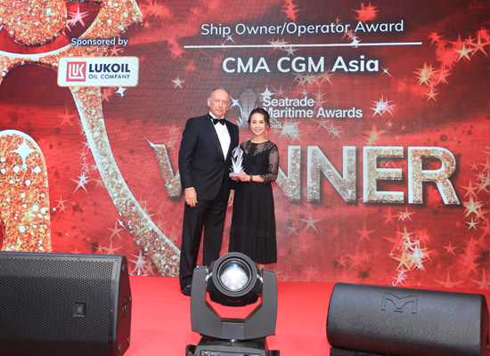 Ship Owner/Operator Award WINNER: CMA CGM Asia Pte Ltd