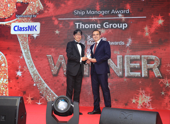 Ship Manager Award WINNER: Thome Group