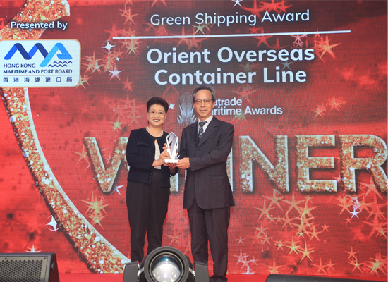 Green Shipping Award WINNER: Orient Overseas Container Line Ltd