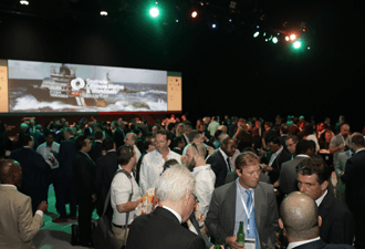 Networking with the maritime community is a big part of SOMWME 2019